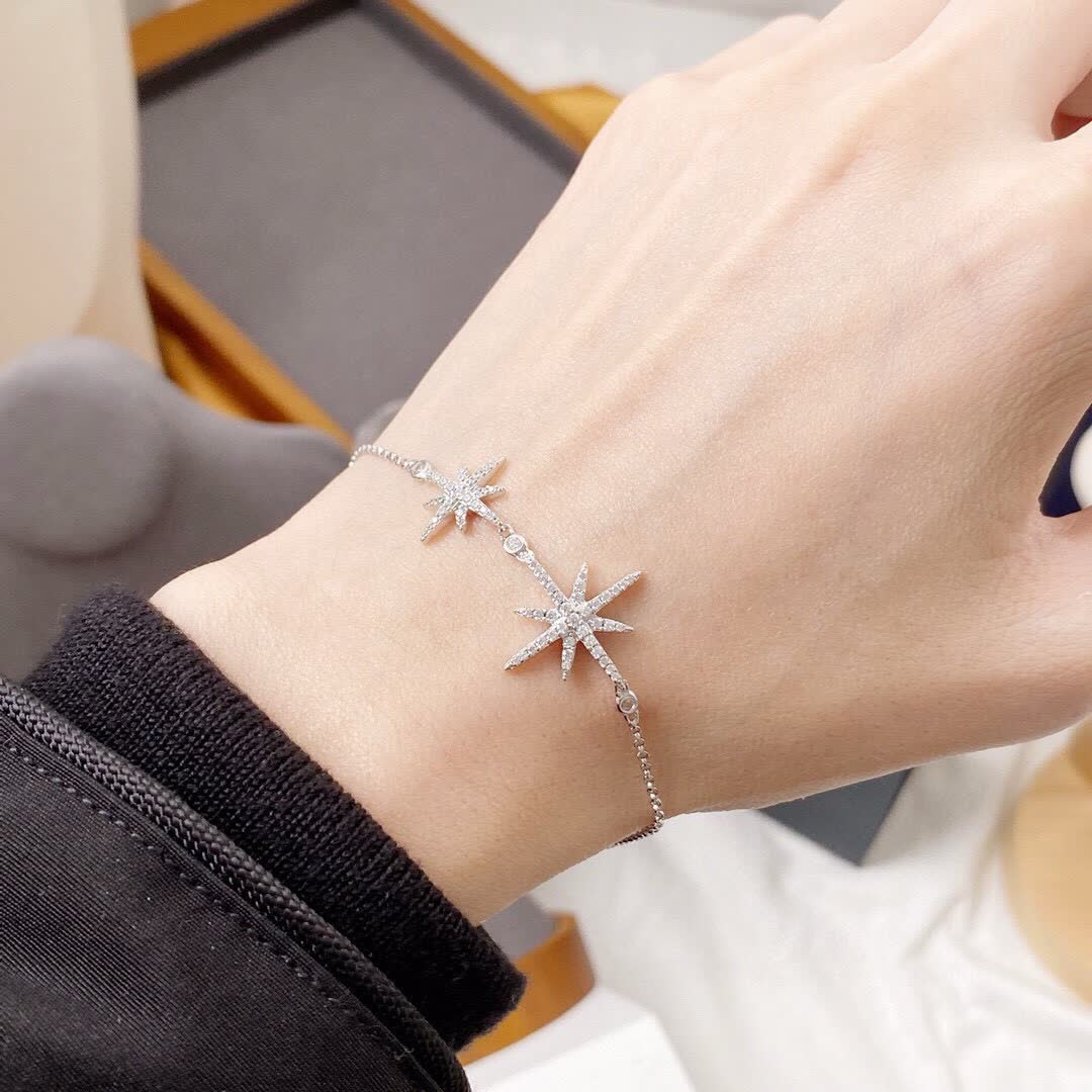 APM Monaco Silver Star Bracelet
